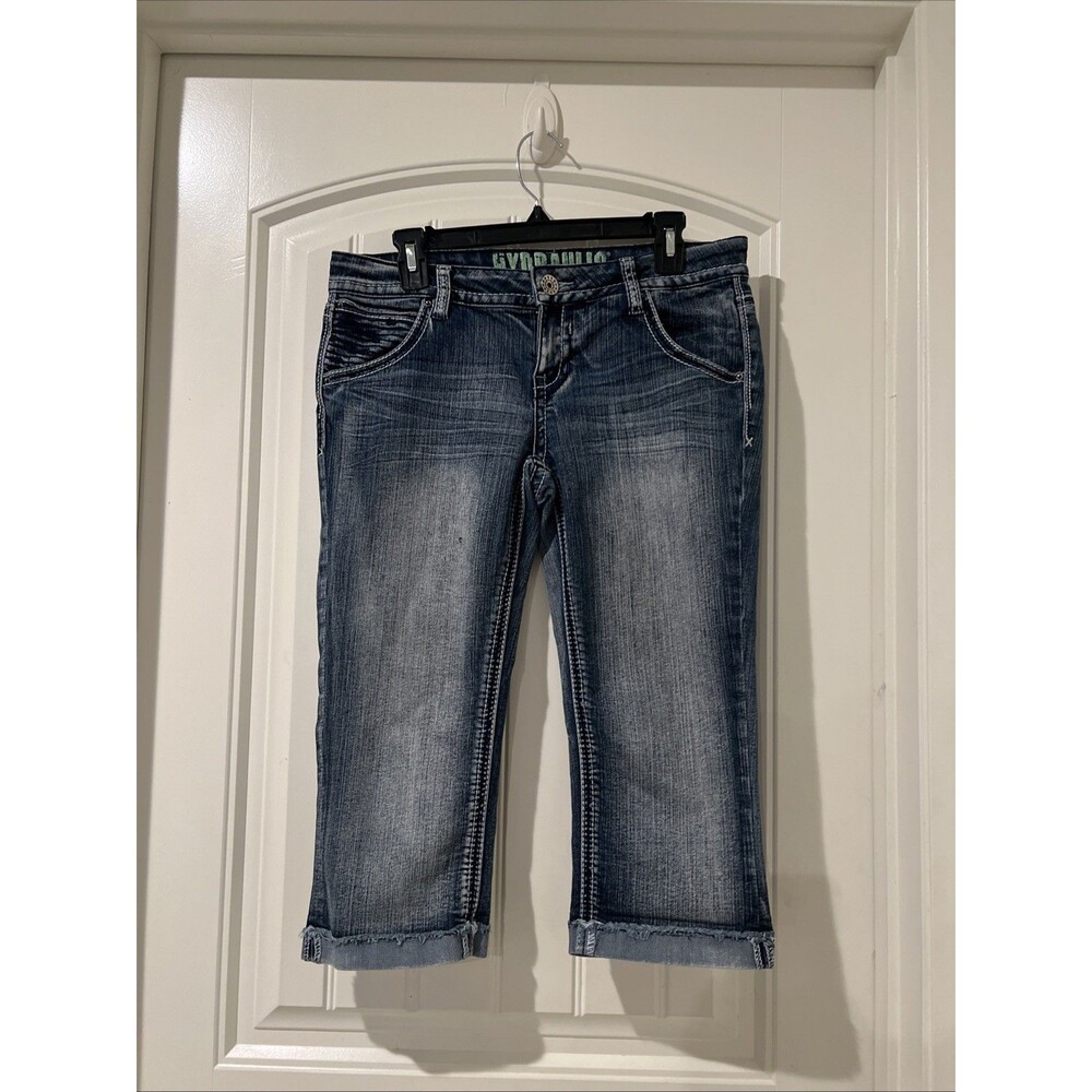 Bailey Hydraulic Women’s Cotton Capri Jeans Sz 9/10